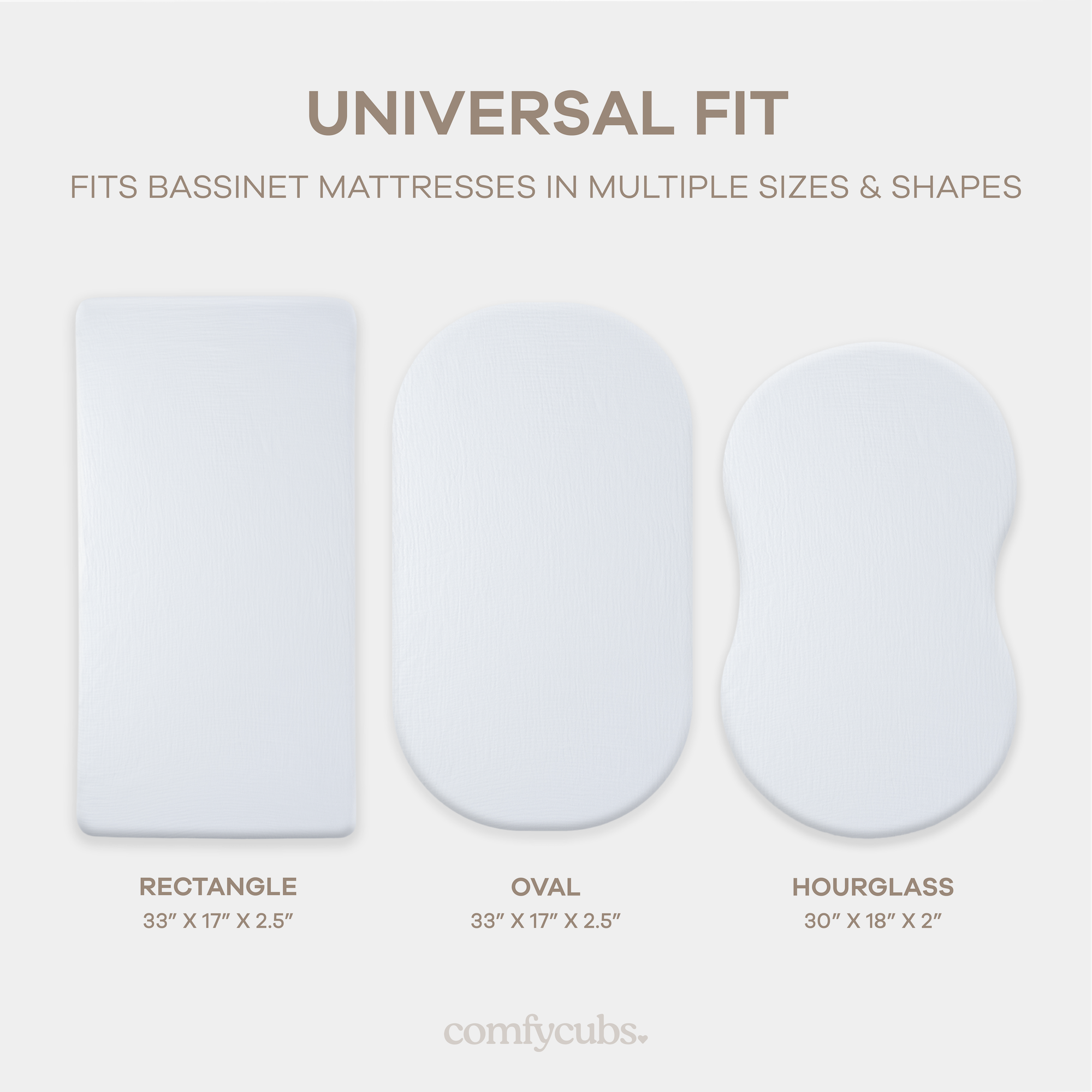 Muslin Fitted Bassinet Crib Sheet