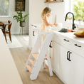 Load image into Gallery viewer, Kids Step Stool for Ages 3+ in White