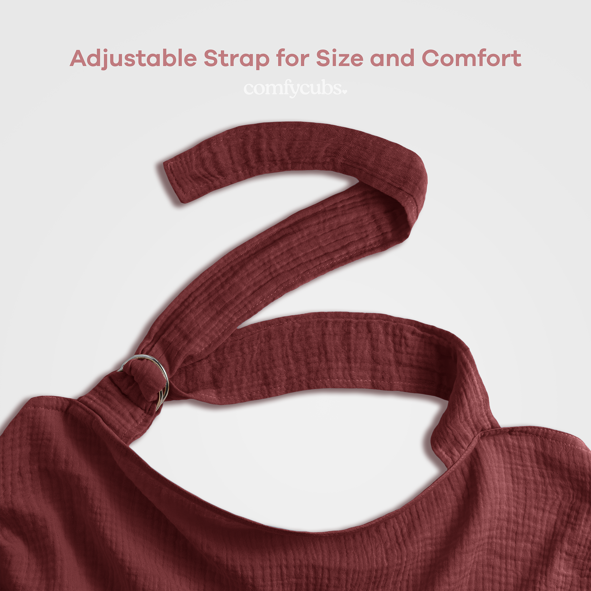 Muslin Nursing Cover, Pack of 1 in Wine