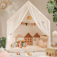 Load image into Gallery viewer, Tiny Land® Kids Tent – Large Cozy Tent with Star Lights
