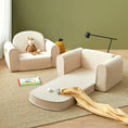 Load image into Gallery viewer, Tiny Land® GentleSnug Kid Chair - Beige White
