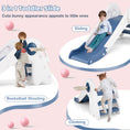 Load image into Gallery viewer, 3 in 1 Toddler Slide Baby Slide Climber Playset with Basketball Hoop and Basketball