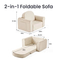 Load image into Gallery viewer, Tiny Land® GentleSnug Kid Chair - Beige White