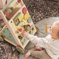 Load image into Gallery viewer, Tiny Land® Sage Green Wooden Baby Walker