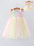 Load image into Gallery viewer, Pastel Rainbow Sequin Tulle Party Girls Dress