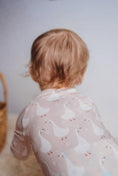Load image into Gallery viewer, Silly Goose on the Loose Bamboo Zippy Romper
