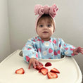 Load image into Gallery viewer, The Grayson Long Sleeve Bib - Strawberry Patch