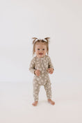 Load image into Gallery viewer, Bamboo Zip Pajamas | French Gray Floral