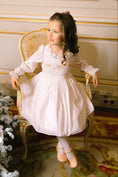 Load image into Gallery viewer, MARIE ANTOINETTE WHITE SMOCKED DRESS