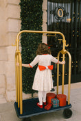 Load image into Gallery viewer, ELYSEE FLORAL WINTER SMOCKED DRESS