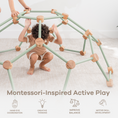 Load image into Gallery viewer, Wooden Climber for Kids in Sage