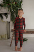 Load image into Gallery viewer, Bamboo Two Piece Pajamas | Christmas Plaid