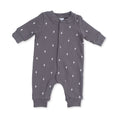 Load image into Gallery viewer, Lightning Bolt French Terry - Baseball Collar Button Up Romper