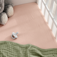 Load image into Gallery viewer, Muslin Fitted Bassinet Crib Sheet