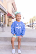 Load image into Gallery viewer, Pastel Gingham Jack-o-Lantern Crewneck Sweatshirt or Romper