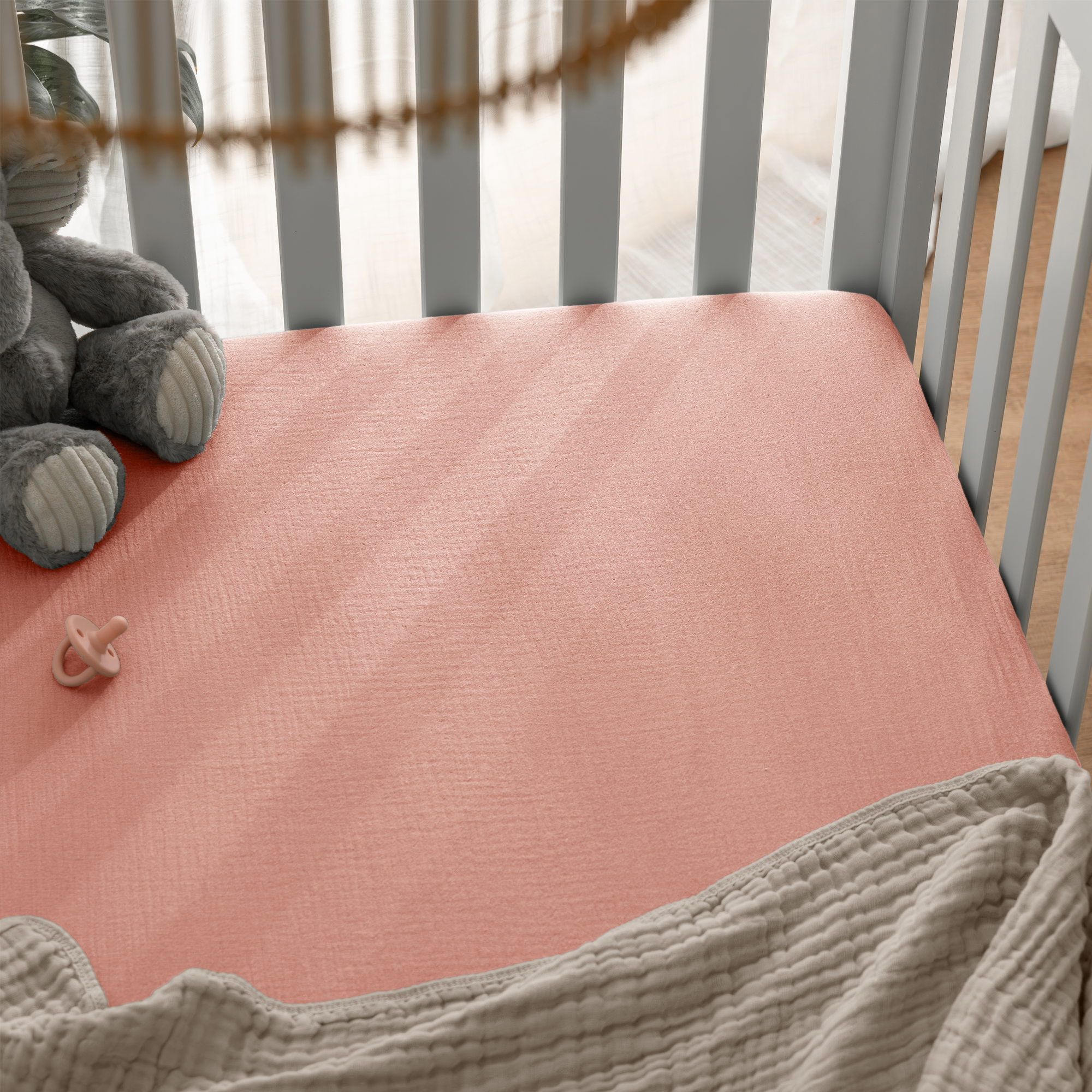 Muslin Fitted Crib Sheet