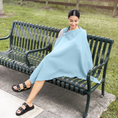 Load image into Gallery viewer, Muslin Nursing Cover, Pack of 1 in Sky Blue