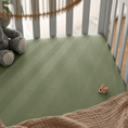 Load image into Gallery viewer, Muslin Fitted Crib Sheet