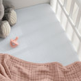 Load image into Gallery viewer, Muslin Fitted Bassinet Crib Sheet