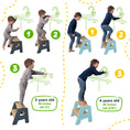 Load image into Gallery viewer, 2-Step Wooden Stool for Kids