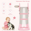 Load image into Gallery viewer, 3-in-1 Kids Slide Baby Play Climber Slide Set with Basketball Hoop