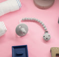 Load image into Gallery viewer, Pacifier Clips in Grey, 2 Pack