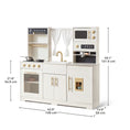 Load image into Gallery viewer, Tiny Land® Play Kitchen with Running Water - Iconic Aqua Kitchen in Cream