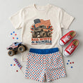 Load image into Gallery viewer, RED WHITE AND RUMBLE TEE - VINTAGE CREAM
