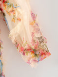 Load image into Gallery viewer, Pastel Flower Ruffle Layered Girls Dress