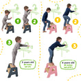 Load image into Gallery viewer, 2-Step Wooden Stool for Kids