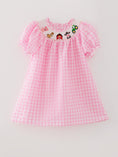 Load image into Gallery viewer, Farm Pink Smocking Embroidered Girls Dress