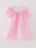 Load image into Gallery viewer, Farm Pink Smocking Embroidered Girls Dress