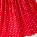 Load image into Gallery viewer, Girls Christmas Embroidery Petal Collar Dress