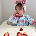 Load image into Gallery viewer, The Grayson Long Sleeve Bib - Strawberry Patch