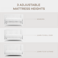 Load image into Gallery viewer, Baby Crib for 0 to 3 Years - All White
