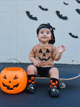 Load image into Gallery viewer, Orange and Black Check