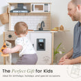 Load image into Gallery viewer, Tiny Land® Interactive Play Kitchen with Sounds & Cookware