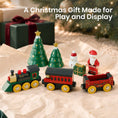 Load image into Gallery viewer, Tiny Land® Christmas Express Wooden Train Accessory Set