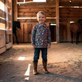 Load image into Gallery viewer, Max and Pippa | Toddler Giddy Up Long Sleeve Polo