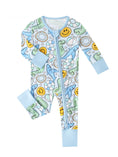 Load image into Gallery viewer, Posh TOT Pool Floats Bamboo Baby Convertible Zippy Romper