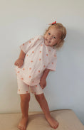 Load image into Gallery viewer, Organic Cotton Strawberry Print Shorts Set