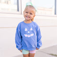 Load image into Gallery viewer, Pastel Gingham Jack-o-Lantern Crewneck Sweatshirt or Romper