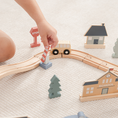 Load image into Gallery viewer, 100-Piece Wooden Train Set for Toddlers Ages 1+