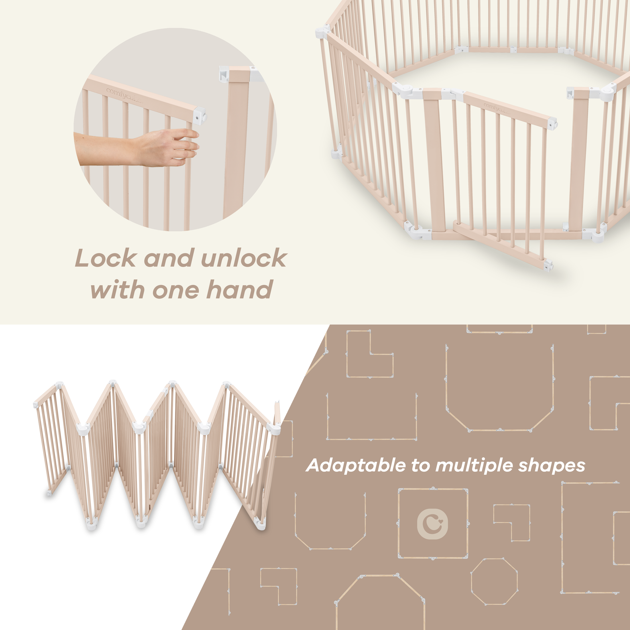 Playpen for Toddler and Babies in Blush