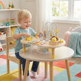 Load image into Gallery viewer, 7-in-1 Toddler Activity Table Montessori Sensory Toy for 12 Month+ Wooden Musical Play Table