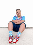 Load image into Gallery viewer, Arctic Blue Checker