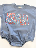 Load image into Gallery viewer, USA Stars T-Shirt Romper