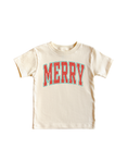 Load image into Gallery viewer, MERRY Varsity Kids Tee