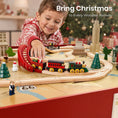Load image into Gallery viewer, Tiny Land® Christmas Express Wooden Train Accessory Set