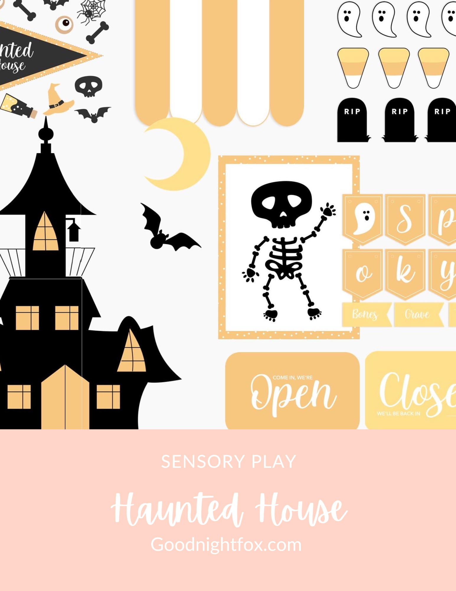 Halloween Haunted House Grave Yard Dig Dramatic Play